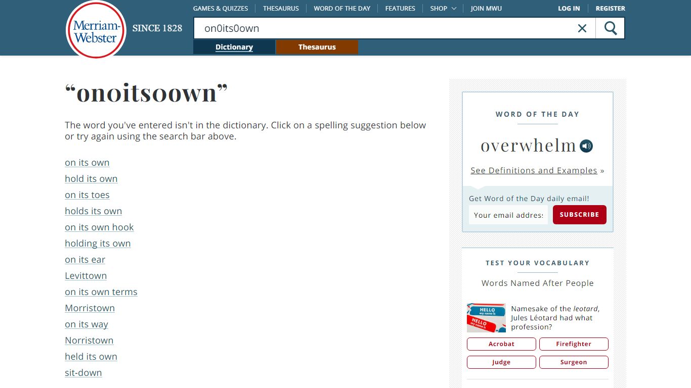 On its own Definition & Meaning - Merriam-Webster